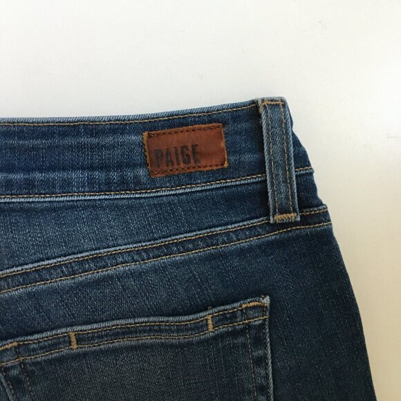 PAIGE Premium Denim Rita Wash Peg Skinny 5 Pocket Logo Hardware Jeans - Picture 11 of 12
